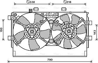 Ava Quality Cooling MT7530 - Ventilators, Motora dzesēšanas sistēma ps1.lv