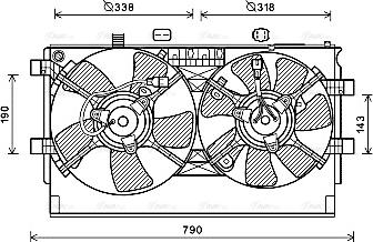 Ava Quality Cooling MT7529 - Ventilators, Motora dzesēšanas sistēma ps1.lv