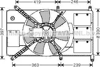 Ava Quality Cooling MT 7522 - Ventilators, Motora dzesēšanas sistēma ps1.lv