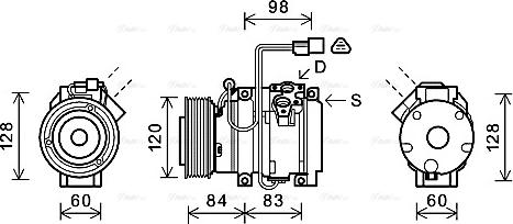 Ava Quality Cooling MTAK227 - Kompresors, Gaisa kond. sistēma ps1.lv