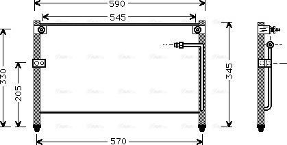 Ava Quality Cooling MZ 5118 - Kondensators, Gaisa kond. sistēma ps1.lv