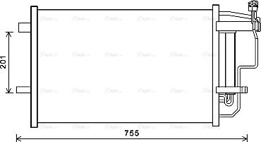 Ava Quality Cooling MZ5242D - Kondensators, Gaisa kond. sistēma ps1.lv