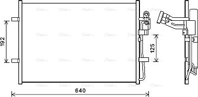 Ava Quality Cooling MZ5281D - Kondensators, Gaisa kond. sistēma ps1.lv