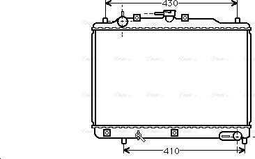 Ava Quality Cooling MZ 2070 - Radiators, Motora dzesēšanas sistēma ps1.lv