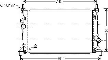 Ava Quality Cooling MZ 2237 - Radiators, Motora dzesēšanas sistēma ps1.lv