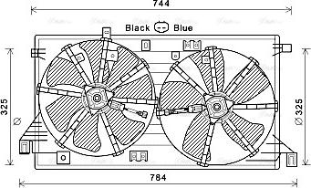 Ava Quality Cooling MZ7550 - Ventilators, Motora dzesēšanas sistēma ps1.lv