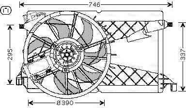 Ava Quality Cooling MZ 7530 - Ventilators, Motora dzesēšanas sistēma ps1.lv