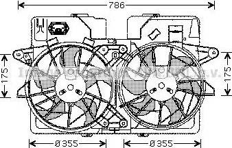 Ava Quality Cooling MZ7533 - Ventilators, Motora dzesēšanas sistēma ps1.lv