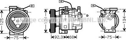 Ava Quality Cooling MZ K219 - Kompresors, Gaisa kond. sistēma ps1.lv