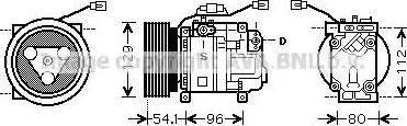 Ava Quality Cooling MZ K233 - Kompresors, Gaisa kond. sistēma ps1.lv