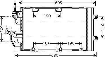 Ava Quality Cooling OL5454D - Kondensators, Gaisa kond. sistēma ps1.lv