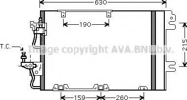 Ava Quality Cooling OL 5367 - Kondensators, Gaisa kond. sistēma ps1.lv