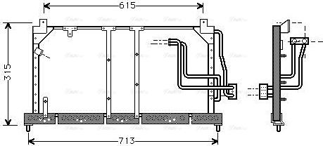 Ava Quality Cooling OL 5224 - Kondensators, Gaisa kond. sistēma ps1.lv