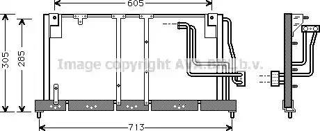 Ava Quality Cooling OL 5225 - Kondensators, Gaisa kond. sistēma ps1.lv