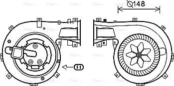 Ava Quality Cooling OL8618 - Salona ventilators ps1.lv