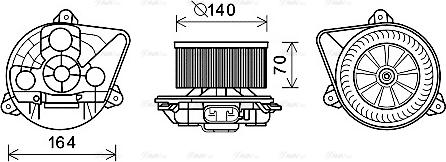 Ava Quality Cooling OL8623 - Salona ventilators ps1.lv