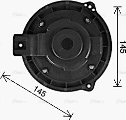 Ava Quality Cooling OL8728 - Salona ventilators ps1.lv