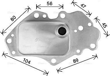 Ava Quality Cooling OL3742 - Eļļas radiators, Motoreļļa ps1.lv