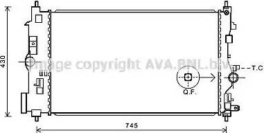 Ava Quality Cooling OL2591 - Radiators, Motora dzesēšanas sistēma ps1.lv