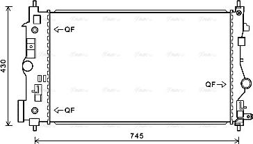 Ava Quality Cooling OL 2547 - Radiators, Motora dzesēšanas sistēma ps1.lv