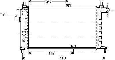 Ava Quality Cooling OL 2064 - Radiators, Motora dzesēšanas sistēma ps1.lv