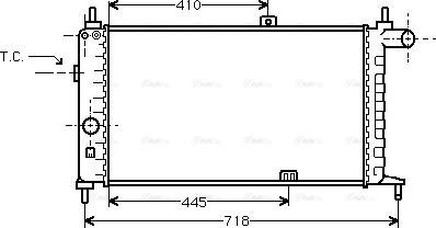 Ava Quality Cooling OL 2066 - Radiators, Motora dzesēšanas sistēma ps1.lv