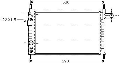 Ava Quality Cooling OL 2163 - Radiators, Motora dzesēšanas sistēma ps1.lv