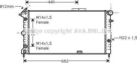 Ava Quality Cooling OL 2136 - Radiators, Motora dzesēšanas sistēma ps1.lv