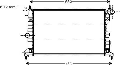 Ava Quality Cooling OL2323 - Radiators, Motora dzesēšanas sistēma ps1.lv