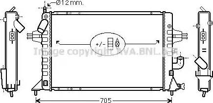 Ava Quality Cooling OL 2294 - Radiators, Motora dzesēšanas sistēma ps1.lv