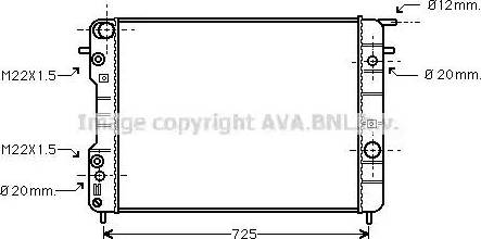 Ava Quality Cooling OL 2247 - Radiators, Motora dzesēšanas sistēma ps1.lv