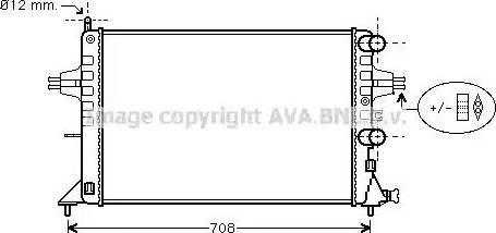 Ava Quality Cooling OL 2255 - Radiators, Motora dzesēšanas sistēma ps1.lv