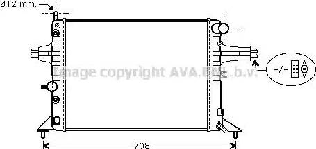 Ava Quality Cooling OL 2256 - Radiators, Motora dzesēšanas sistēma ps1.lv