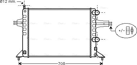 Ava Quality Cooling OL 2257 - Radiators, Motora dzesēšanas sistēma ps1.lv