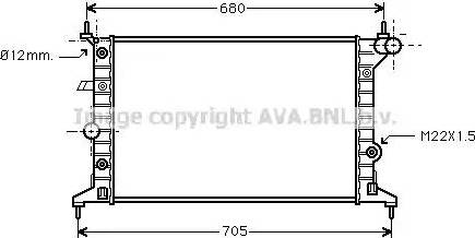 Ava Quality Cooling OL 2219 - Radiators, Motora dzesēšanas sistēma ps1.lv