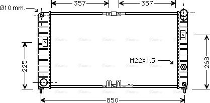 Ava Quality Cooling OL 2285 - Radiators, Motora dzesēšanas sistēma ps1.lv