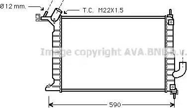 Ava Quality Cooling OL 2275 - Radiators, Motora dzesēšanas sistēma ps1.lv