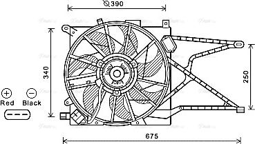 Ava Quality Cooling OL7596 - Ventilators, Motora dzesēšanas sistēma ps1.lv