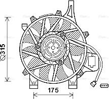 Ava Quality Cooling OL 7536 - Ventilators, Motora dzesēšanas sistēma ps1.lv