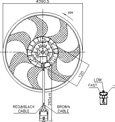 Ava Quality Cooling OL 7524 - Ventilators, Motora dzesēšanas sistēma ps1.lv