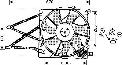 Ava Quality Cooling OL 7524 - Ventilators, Motora dzesēšanas sistēma ps1.lv