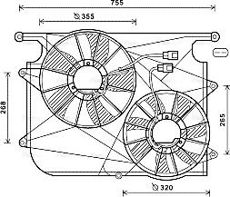 Ava Quality Cooling OL7571 - Ventilators, Motora dzesēšanas sistēma ps1.lv