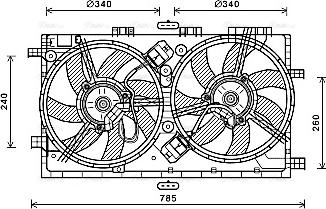 Ava Quality Cooling OL7641 - Ventilators, Motora dzesēšanas sistēma ps1.lv