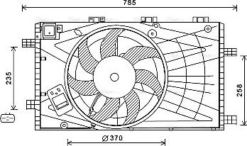 Ava Quality Cooling OL7621 - Ventilators, Motora dzesēšanas sistēma ps1.lv