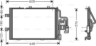 Ava Quality Cooling OLA5307 - Kondensators, Gaisa kond. sistēma ps1.lv