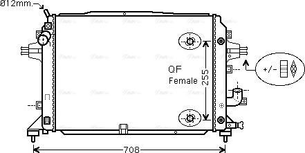 Ava Quality Cooling OLA2460 - Radiators, Motora dzesēšanas sistēma ps1.lv