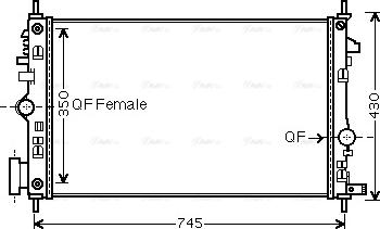 Ava Quality Cooling OLA2473 - Radiators, Motora dzesēšanas sistēma ps1.lv