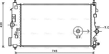 Ava Quality Cooling OLA2591 - Radiators, Motora dzesēšanas sistēma ps1.lv