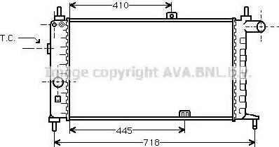 Ava Quality Cooling OLA2066 - Radiators, Motora dzesēšanas sistēma ps1.lv