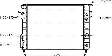 Ava Quality Cooling OLA2193 - Radiators, Motora dzesēšanas sistēma ps1.lv